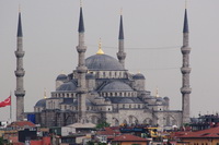 The Sultan Ahmed Mosque, aka the Blue Mosque