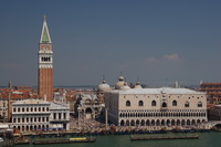 Piazza San Marco, seen from ship as we arrived in Venice